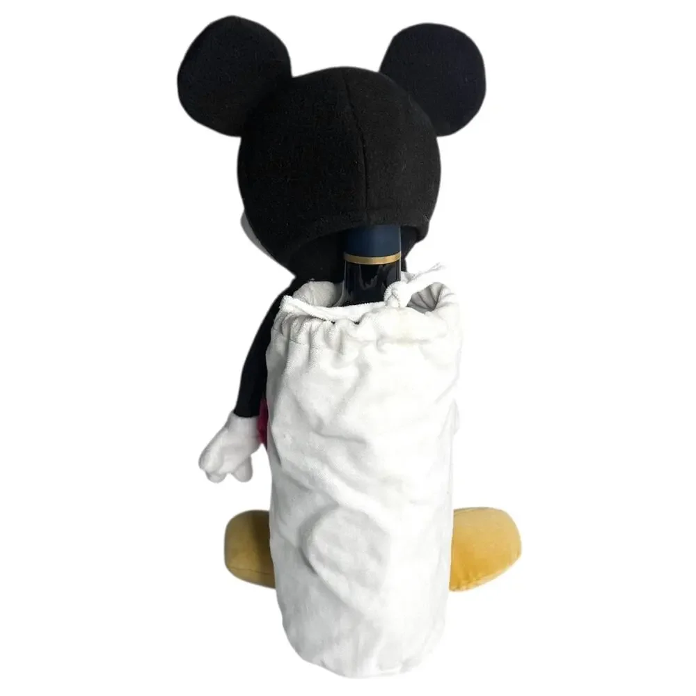 Disney Mickey Mouse Bottle Holder Wine Whiskey Gift Bag Velvet 16
